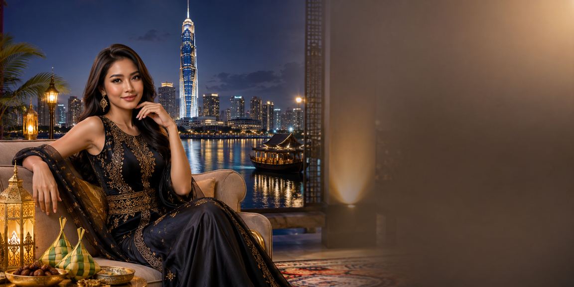 Promosi deposit bonus sempena Hari Raya di Kuala Lumpur dengan suasana perayaan tempatan